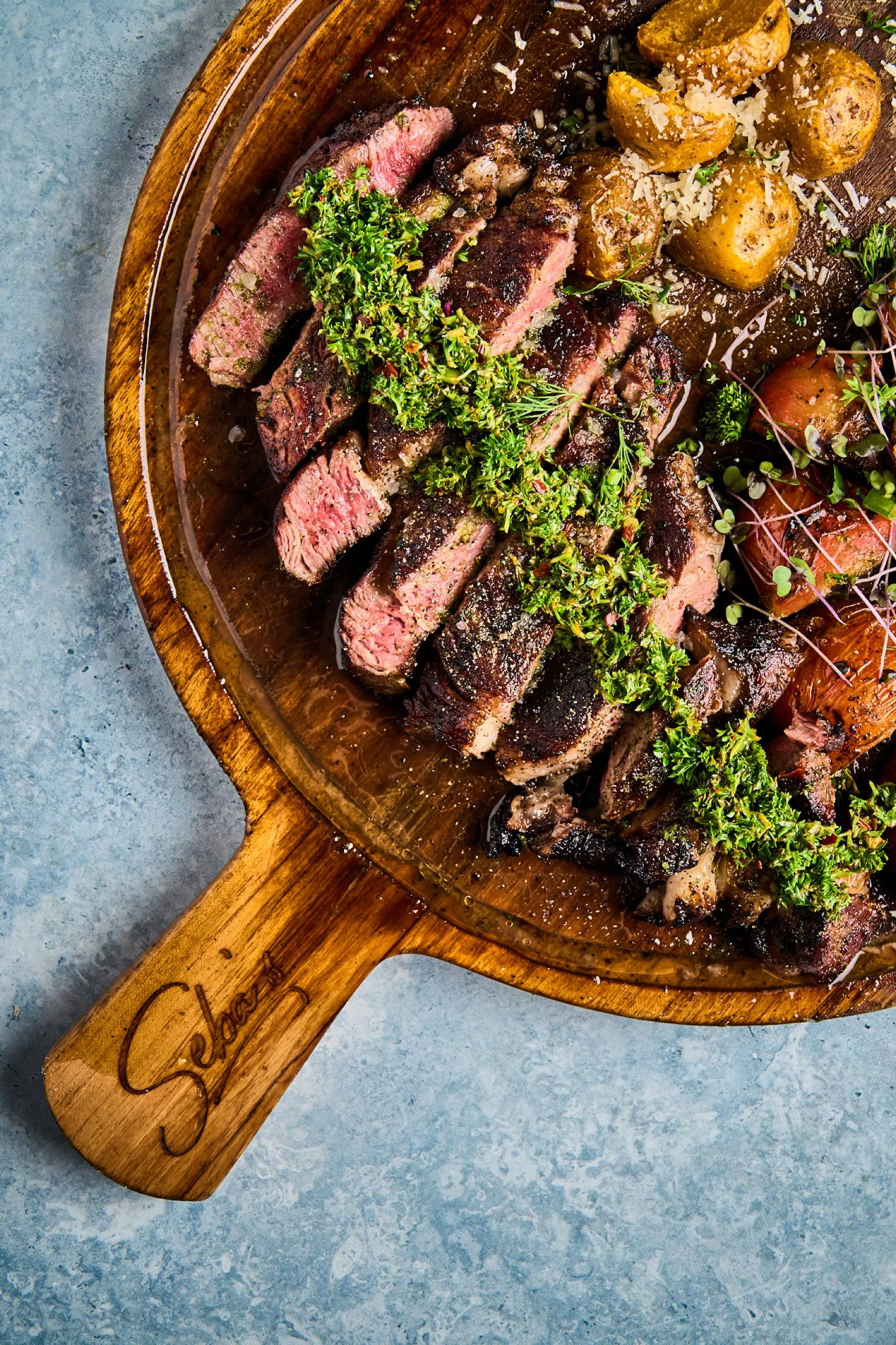 Grilled steak board 03