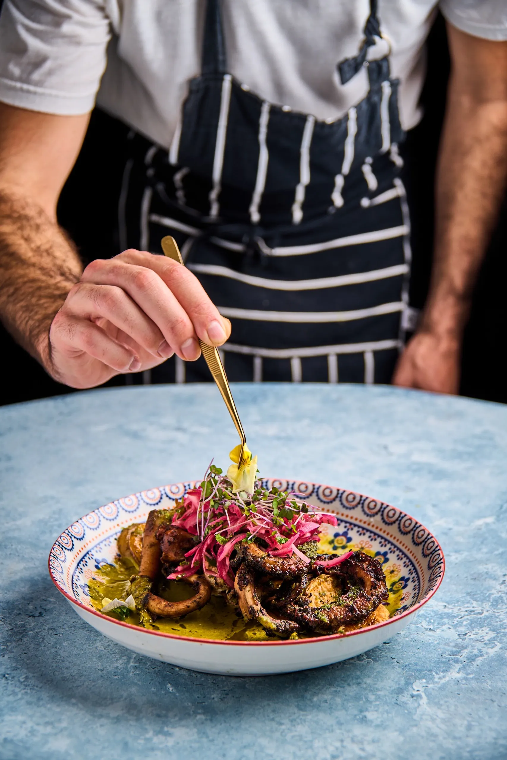 Short rib plate drizzle